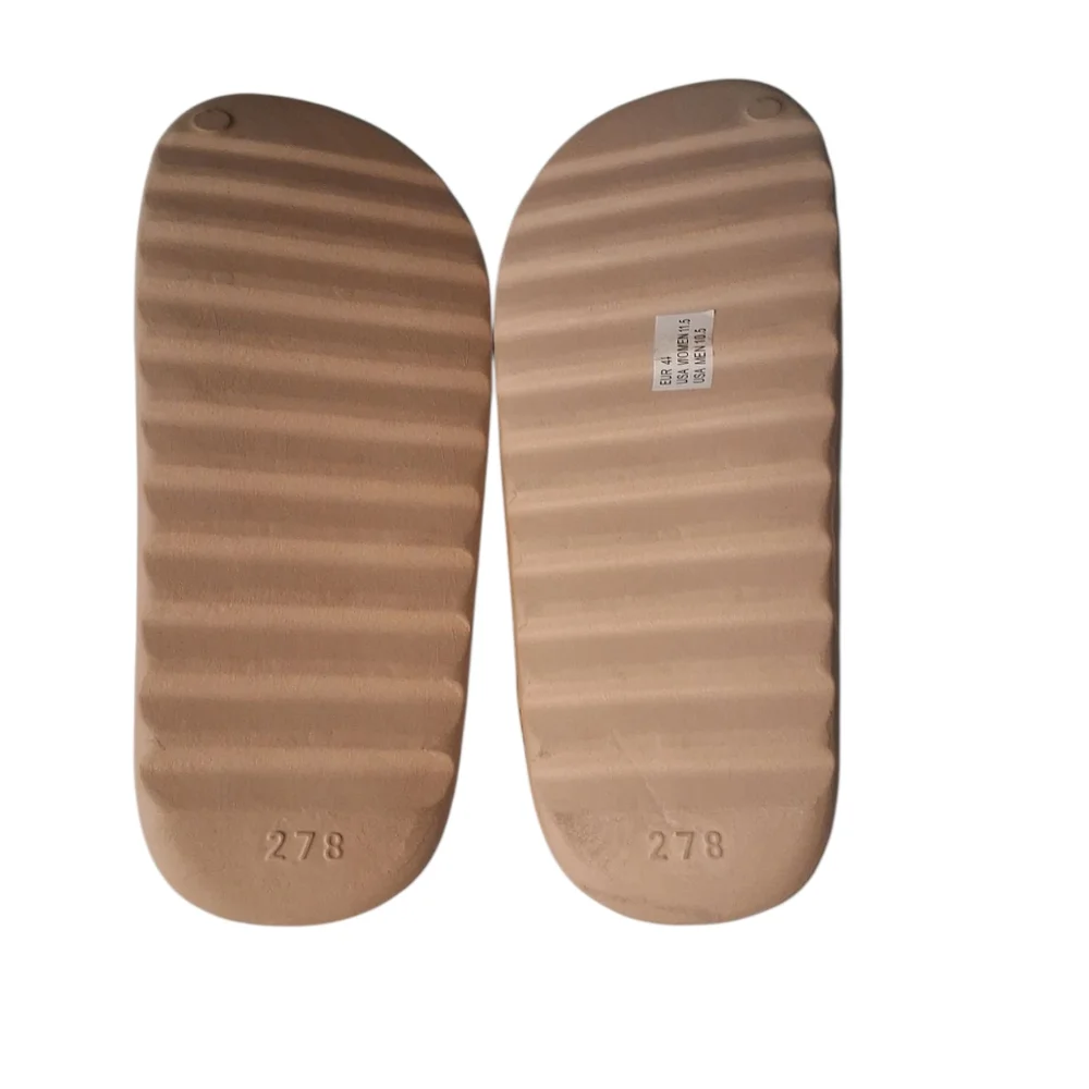 Tan/peach Colored slide sandals Size 11.5W/10.5M